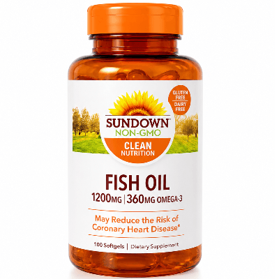 SUNDOWN FISH OIL 1200MG OMEGA 3 100SOFGELES