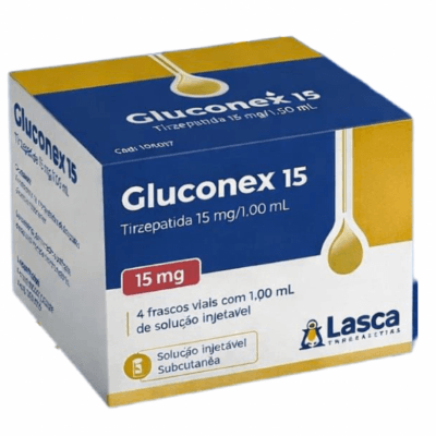 Gluconex 15 mg 4 ampolas